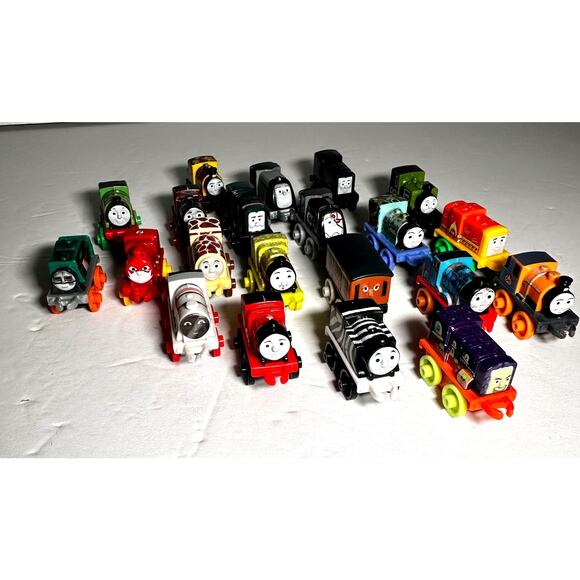 Thomas & Friends Minis Lot of 21 Trains – Mixed Themes – Collectible Bundle - Picture 3 of 4